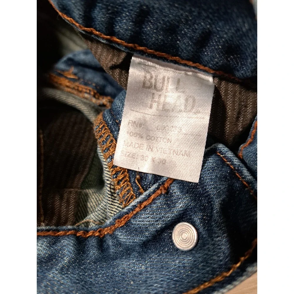 Bullhead Dillon Skinny Mens Jeans 30x30 Medium Wash Distressed Denim 100% Cotton - Picture 3 of 5